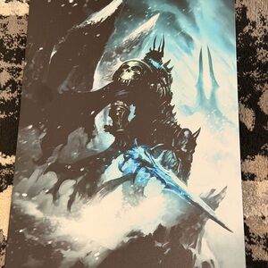 WoW Arthas Displate (metal art print)